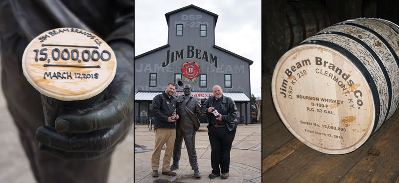 Fred And Freddie Noe Hammer The Bung In Jim Beams 15 Millionth Bourbon