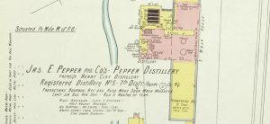 James E. Pepper Distillery - Historic Drawing, Pepper Distillery No. 5