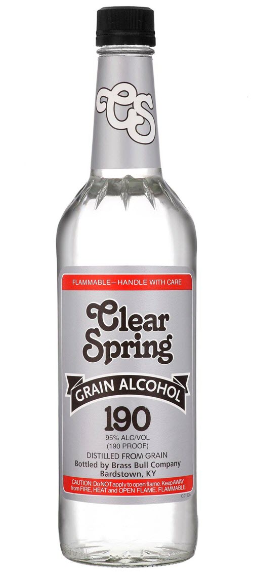 Buffalo Trace Distillery - Clear Spring Grain Alcohol 190 Proof, Bottled by...