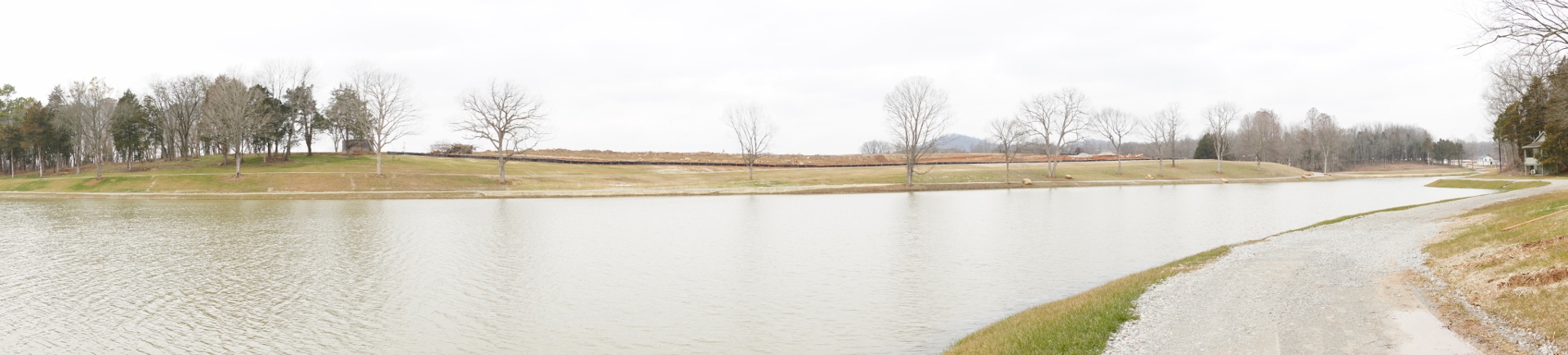 Log Still Distillery - 12 Acre Lake Filled to the Rim