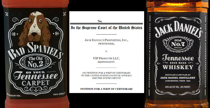 Jack Daniel's Asks Supreme Court to Hear Whiskey Dog Toy Dispute