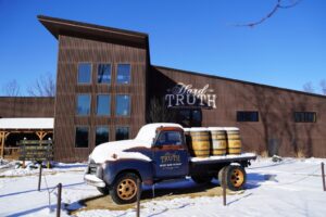 Hard Truth Distilling Co. - Sweet Mash Pioneers introduce Four Grain BIB, Small Batch Straight Bourbon & Wheated Bourbon BIB, The Truck