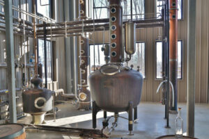 Hard Truth Distilling Co. - Vendome Copper & Brass Works Pot Still, Doubler and Column Stills