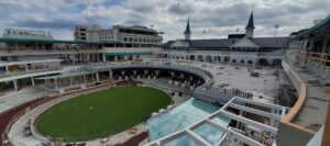 Churchill Downs - The Paddock Under Construction March 2024