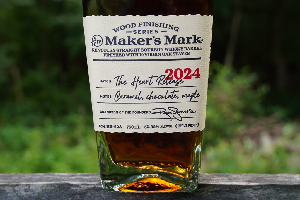 Maker's Mark Distillery - 2024 Wood Finishing Series, The Heart Release Bottle Label