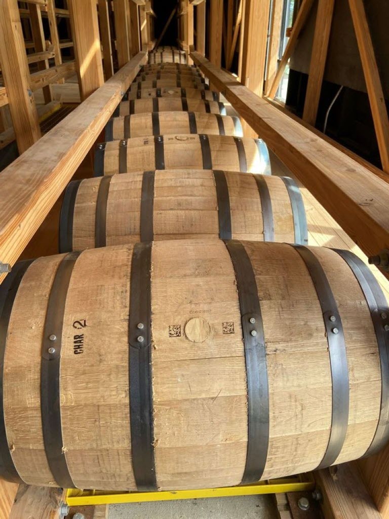 Independent Stave Company - 1st Barrels Placed Inside the Boswell Family Rickhouse at the University of Kentucky