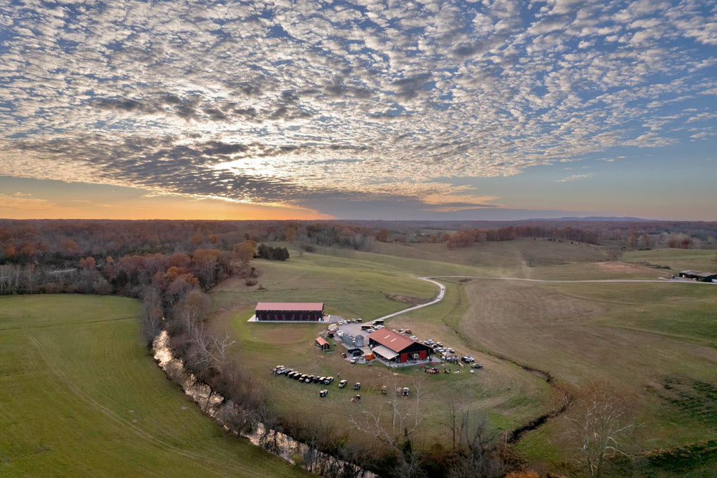 Whiskey Thief Distilling Co. - Frankfort, Kentucky Aerial View