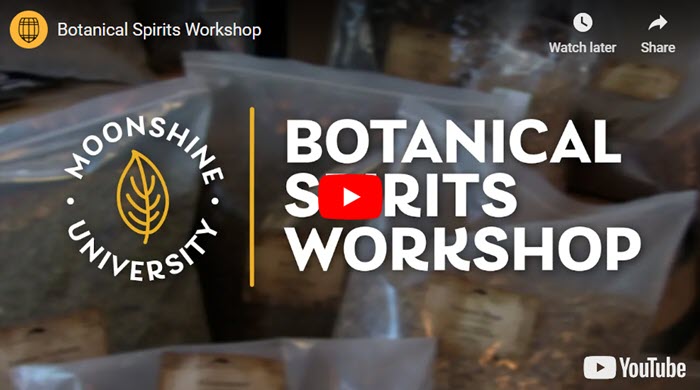 Moonshine University - Botanical Spirits Workshop