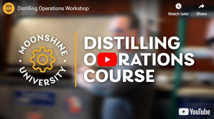 Moonshine University - Distilling Operations Course