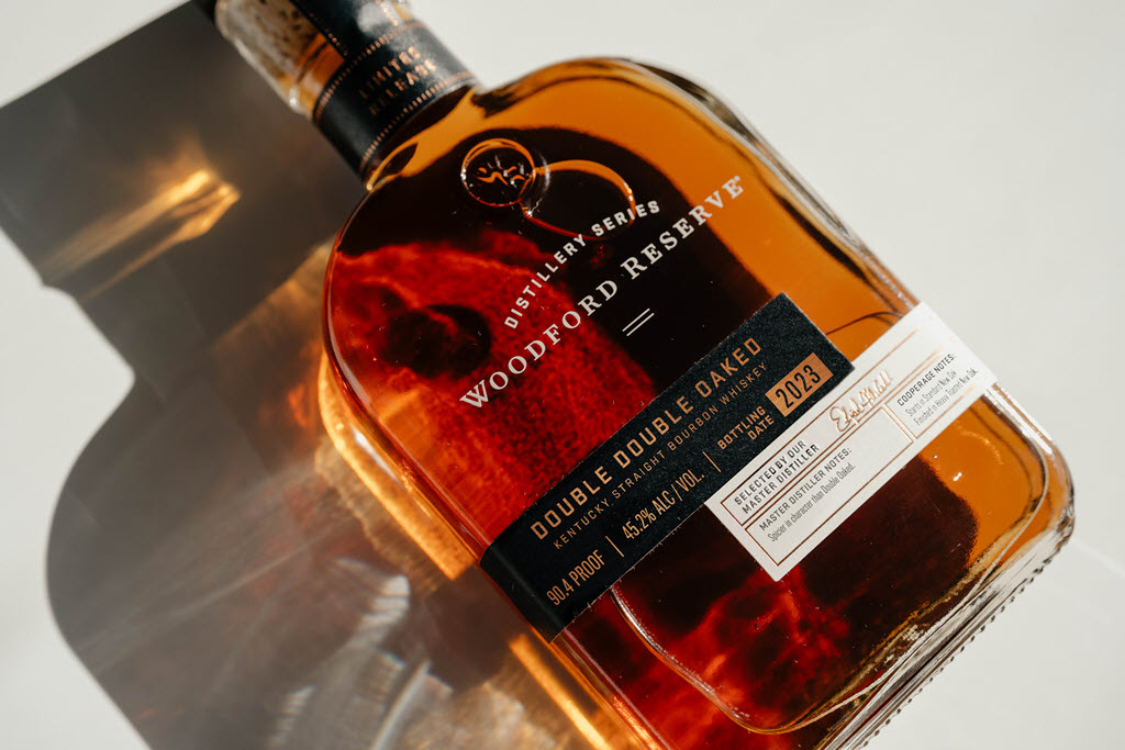 Woodford Reserve Distillery - 2024 Double Double Oaked Kentucky Straight Bourbon Whiskey Bottle