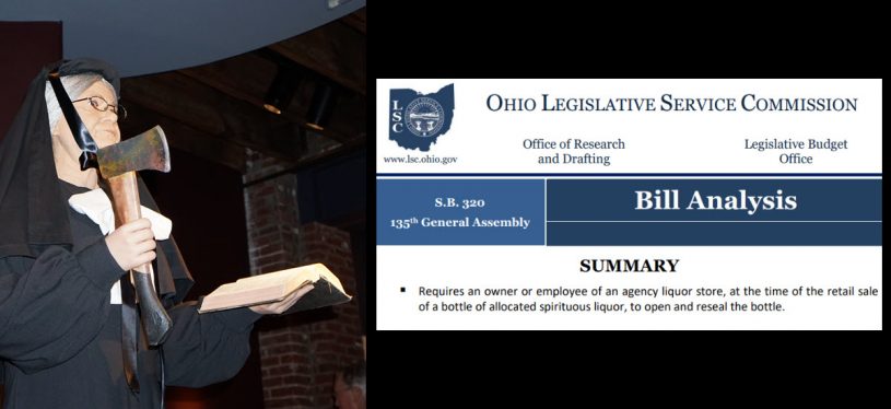 Ohio Senate Bill 320 - Require Liquor Stores to Open and Reseal Allocated Bottles of Spirits at the Time of Sale