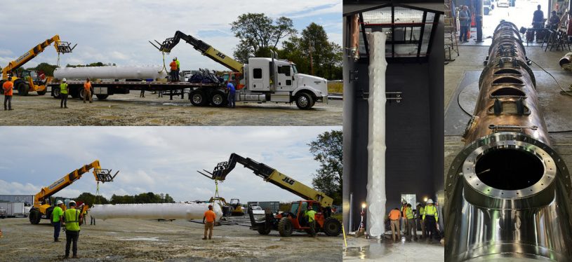 Potter Jane Distilling Co. - Delivery Day for Vendome Copper & Brass Works 39 Foot Tall Column Still